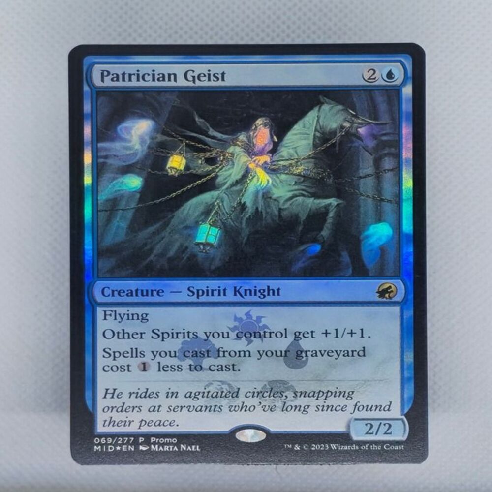 Patrician Geist [Foil] #69 Magic Innistrad: Midnight Hunt Promo MTG